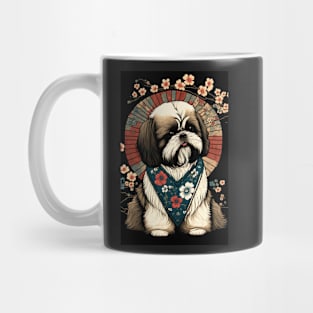 Super Cute Shih Tzu Portrait - Japanese style Mug